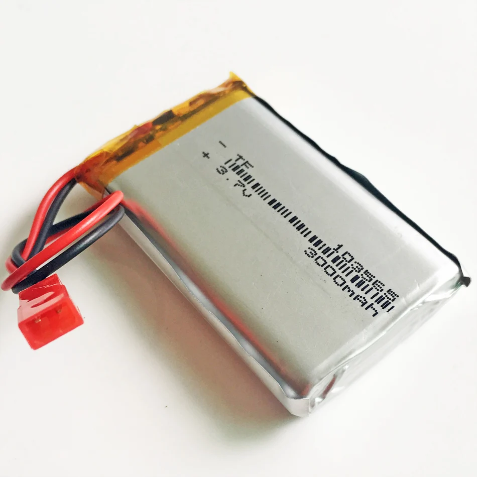 3.7V 3000mAh Lithium Polymer LiPo Rechargeable Battery 103565 SYP 2pin fit For Camera GPS PSP tablet PC PAD DVD Power bank
3.7V 3000mAh Lithium Polymer LiPo Rechargeable Battery 103565 SYP 2pin fit For Camera GPS PSP tablet PC PAD DVD Power bank