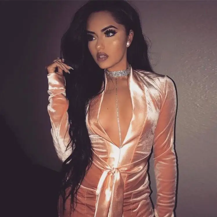 Women Elegant Long Sleeve Velvet Dress Sexy Deep V Neck Cross Bodycon Pink Red Black Night Club Dress Casual Party vestido TB-31
Women Elegant Long Sleeve Velvet Dress Sexy Deep V Neck Cross Bodycon Pink Red Black Night Club Dress Casual Party vestido TB-31