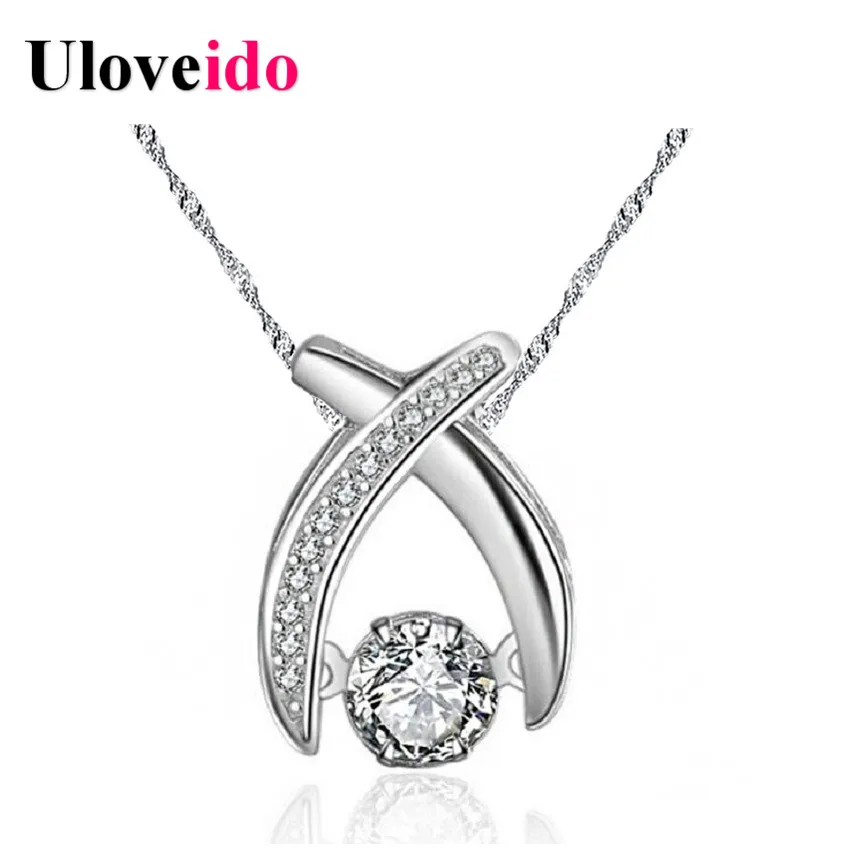 Uloveido Crystal Long Pendant Necklace Women Movable Stone Vintage Necklaces Pendants Silver Color Collares Mujer Gift DZ159
Uloveido Crystal Long Pendant Necklace Women Movable Stone Vintage Necklaces Pendants Silver Color Collares Mujer Gift DZ159