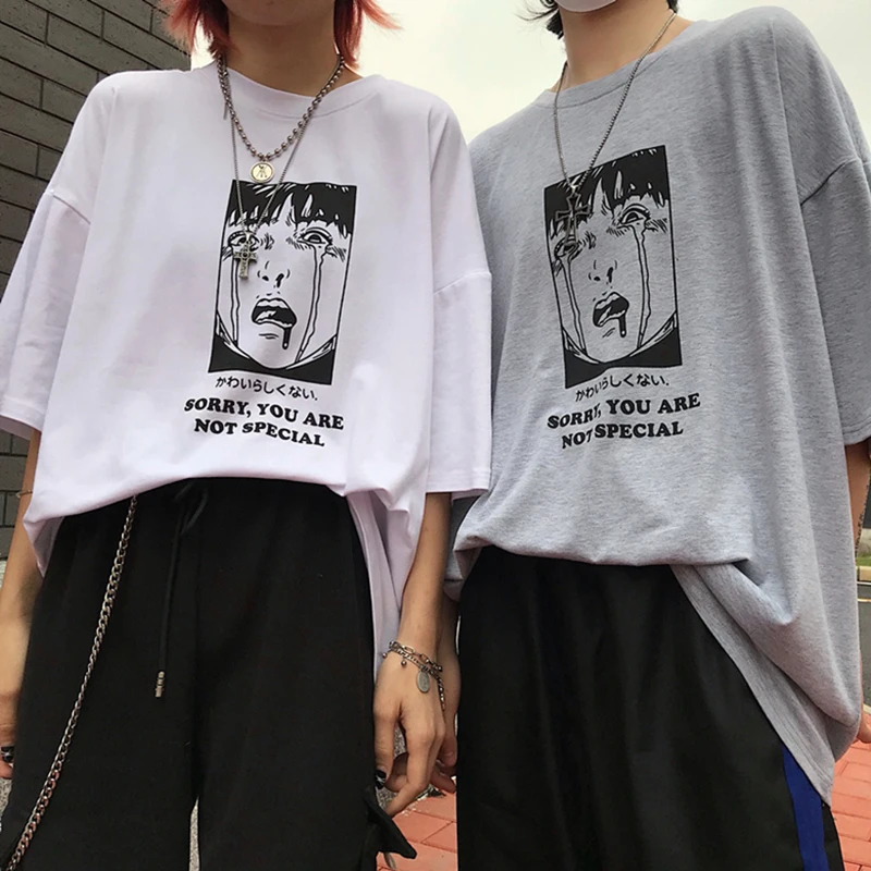 2019 Horror Comic Cartoon Printed New Summer Korean version Harajuku Ulzzang Oversized Loose Short Sleeve T-shirt
2019 Horror Comic Cartoon Printed New Summer Korean version Harajuku Ulzzang Oversized Loose Short Sleeve T-shirt