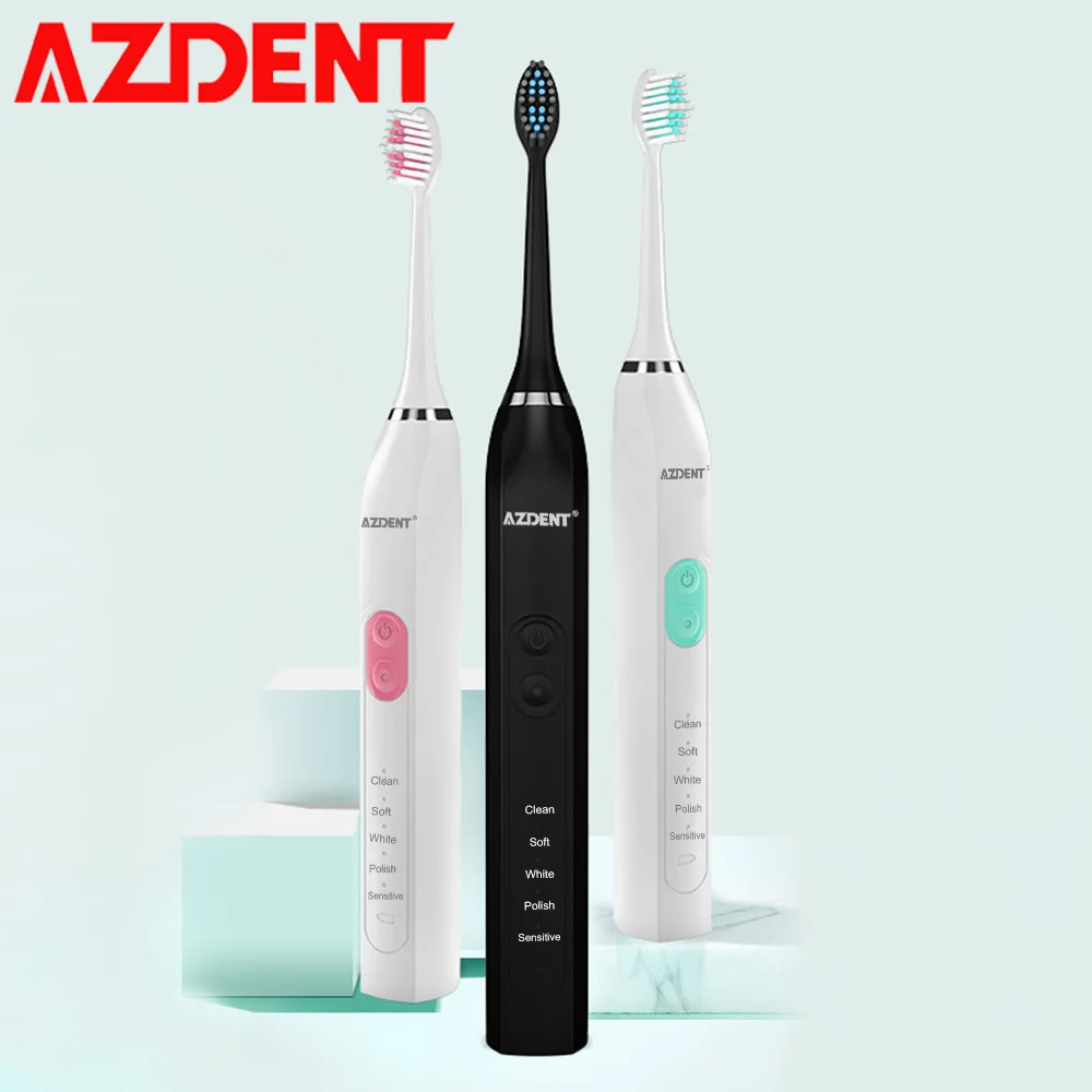 New Smart 5 Modes Sonic Electric Toothbrush Rechargeable Ultrasonic Teeth Tooth Brush 2pc Heads 2 Minutes Timer IPX7 Waterproof
New Smart 5 Modes Sonic Electric Toothbrush Rechargeable Ultrasonic Teeth Tooth Brush 2pc Heads 2 Minutes Timer IPX7 Waterproof