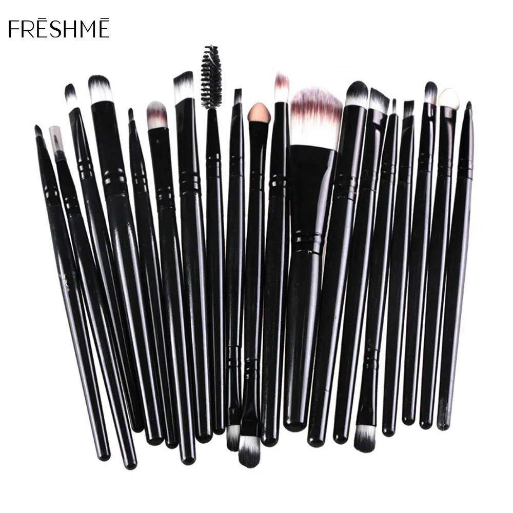 FRESHME 20pcs Professional Foundation Brush Makeup Brushes Set Eyebrow Eyelash Eyeshadow Powder Lip Blending Make up Brush Kits
FRESHME 20pcs Professional Foundation Brush Makeup Brushes Set Eyebrow Eyelash Eyeshadow Powder Lip Blending Make up Brush Kits