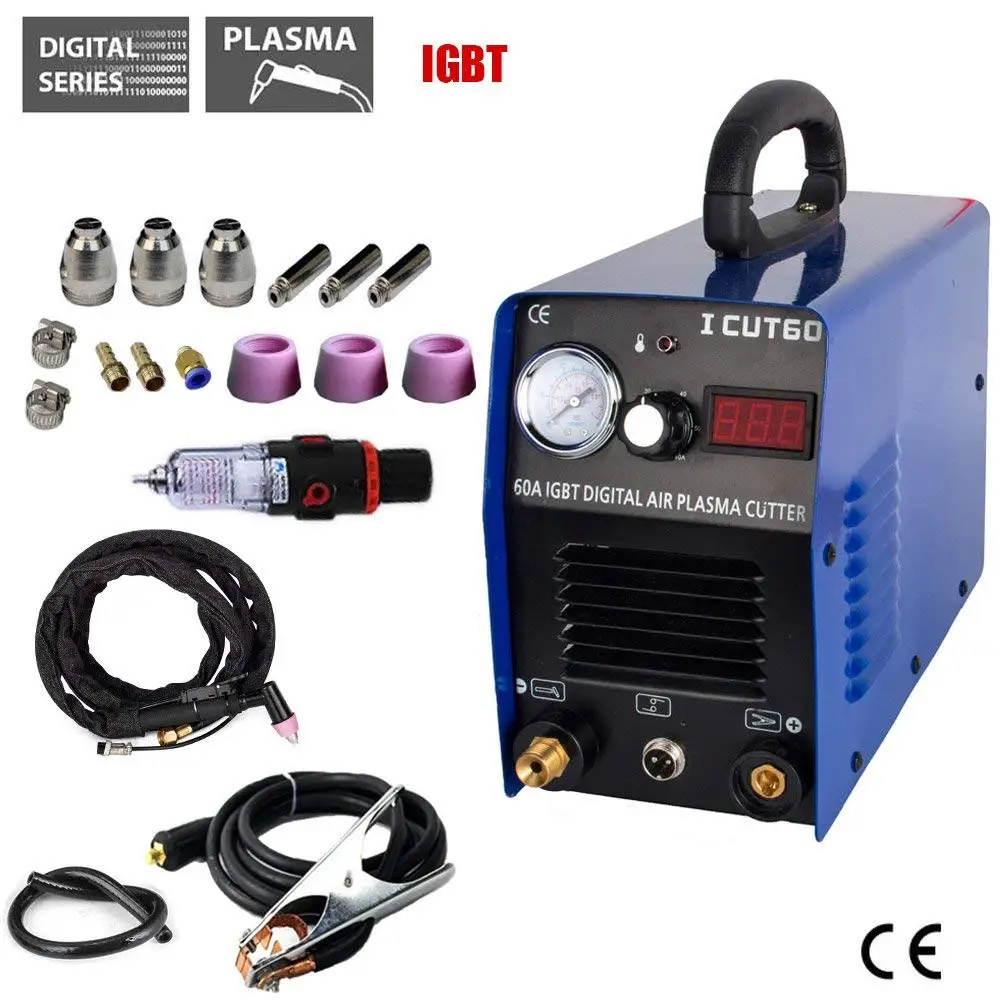 Plasma Cutter 60AMP 110/220V With Torchs and Consumables Plasma cutting Machine
Plasma Cutter 60AMP 110/220V With Torchs and Consumables Plasma cutting Machine