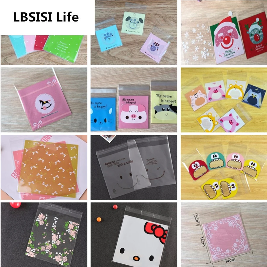 100pcs 14*14+3cm Cookie Bags Thank You Cute Flower Animal Self Adhesive Food Cookie Candy Bag Packing OPP Jewelry Gift Poly Bags
100pcs 14*14+3cm Cookie Bags Thank You Cute Flower Animal Self Adhesive Food Cookie Candy Bag Packing OPP Jewelry Gift Poly Bags