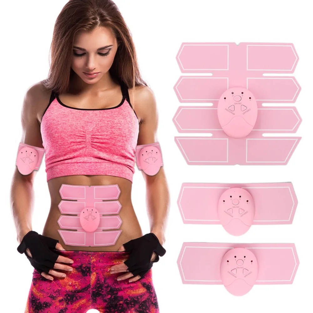 Pink Body Sculpting Stimulator Pads Set 1pc Abdominal Pad+2pcs Arm Pads+3pcs Controllers Smart Muscle Massager Fitness Equipment
Pink Body Sculpting Stimulator Pads Set 1pc Abdominal Pad+2pcs Arm Pads+3pcs Controllers Smart Muscle Massager Fitness Equipment