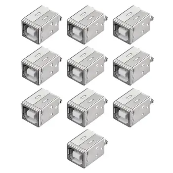 Uxcell 10Pcs PCB USB Connector B Type 4 Pin Female Jack 180 Degree DIP Vertical Straight Insert for Mini USB Application
Uxcell 10Pcs PCB USB Connector B Type 4 Pin Female Jack 180 Degree DIP Vertical Straight Insert for Mini USB Application