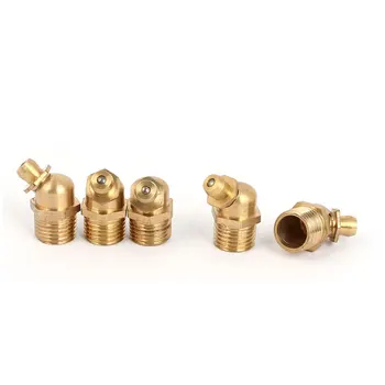 X Autohaux M10 X 6.5Mm Male Thread 1.5Mm Pitch 45 Degree Brass Grease Nipple Fittings 5 Pcs
X Autohaux M10 X 6.5Mm Male Thread 1.5Mm Pitch 45 Degree Brass Grease Nipple Fittings 5 Pcs