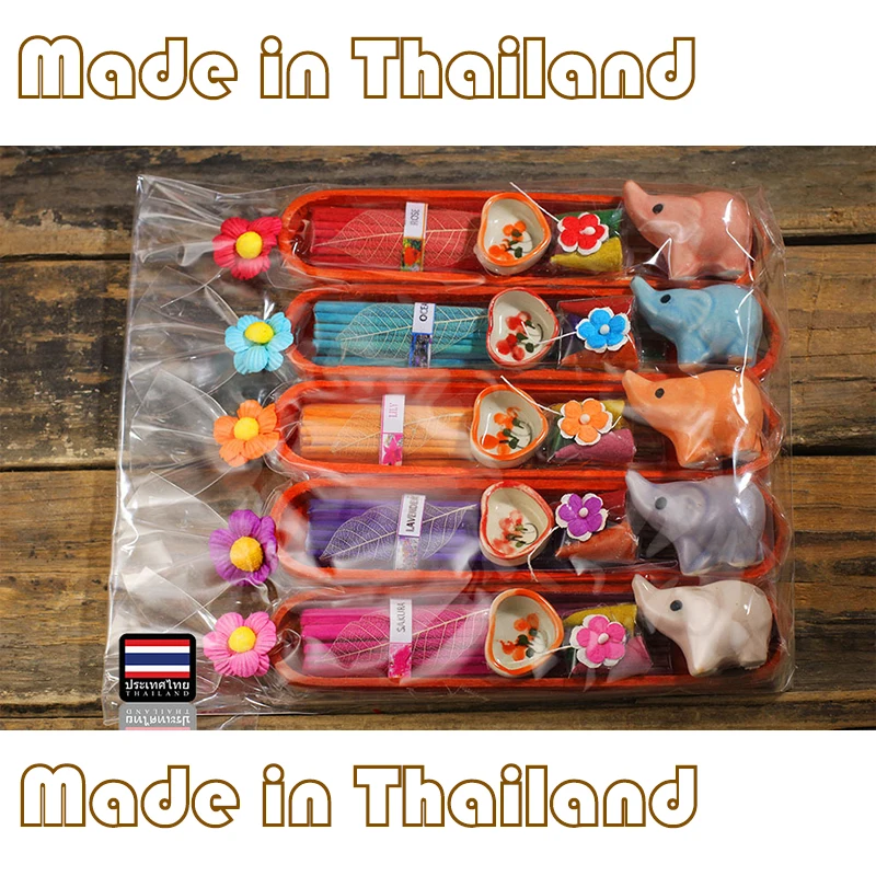 1pcs Thailand Boat Shape Natural Aroma Incense Sticks Mini Elephant and Incense Burners Aromatherapy fragrance spices Fresh Air
1pcs Thailand Boat Shape Natural Aroma Incense Sticks Mini Elephant and Incense Burners Aromatherapy fragrance spices Fresh Air
