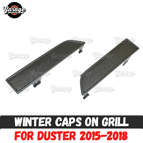 Winter caps for Renault Duster 2015-2018 on radiator grill ABS plastic guard accessories cover protective car styling tuning
Winter caps for Renault Duster 2015-2018 on radiator grill ABS plastic guard accessories cover protective car styling tuning