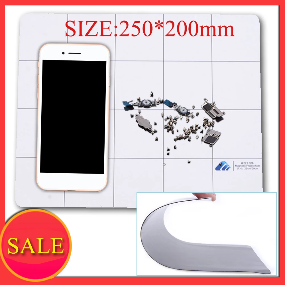 250x200mm Universal Magnetic Design Working Pad Mat Repair Tool Screw Sort Guard Keeper Chart Mat For Repairing Phone for iphone
250x200mm Universal Magnetic Design Working Pad Mat Repair Tool Screw Sort Guard Keeper Chart Mat For Repairing Phone for iphone