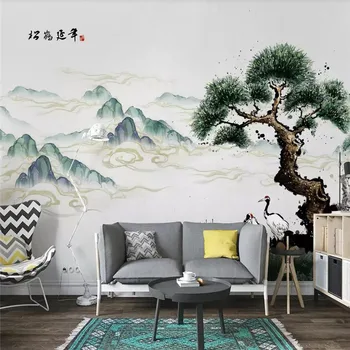 Ink landscape Songhe Yannian background wall professional production murals, wallpaper wholesale, custom poster photo wall 
Ink landscape Songhe Yannian background wall professional production murals, wallpaper wholesale, custom poster photo wall