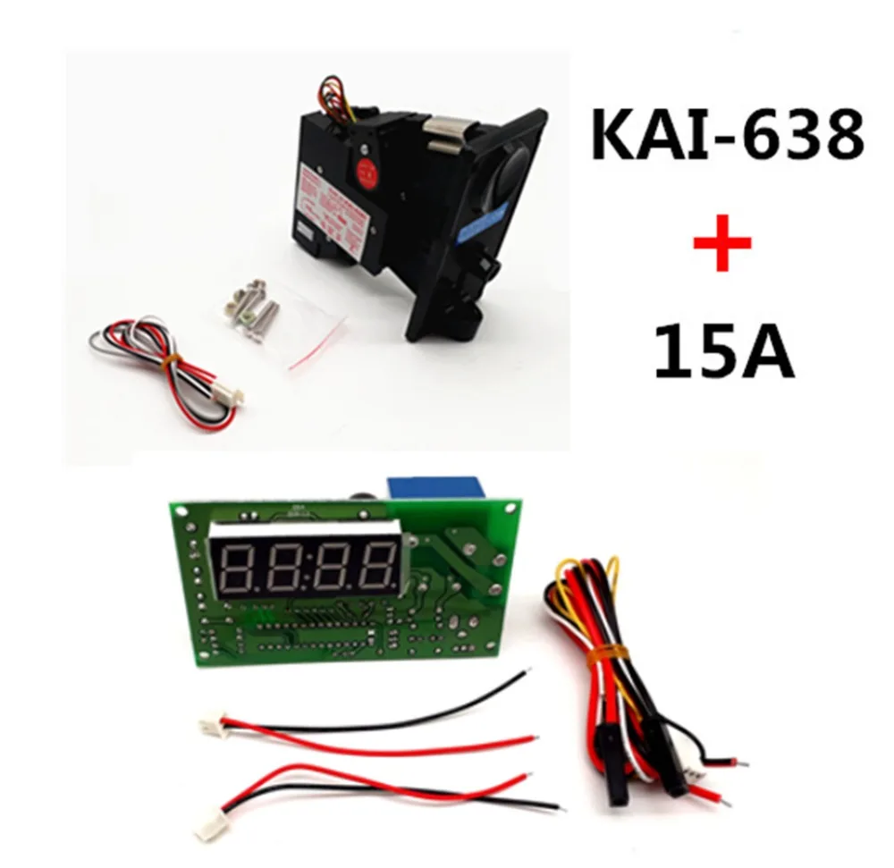 Plastic front plate KAI-638C comparable CPU coin acceptor selector with 4 digits JY-15 timer board
Plastic front plate KAI-638C comparable CPU coin acceptor selector with 4 digits JY-15 timer board