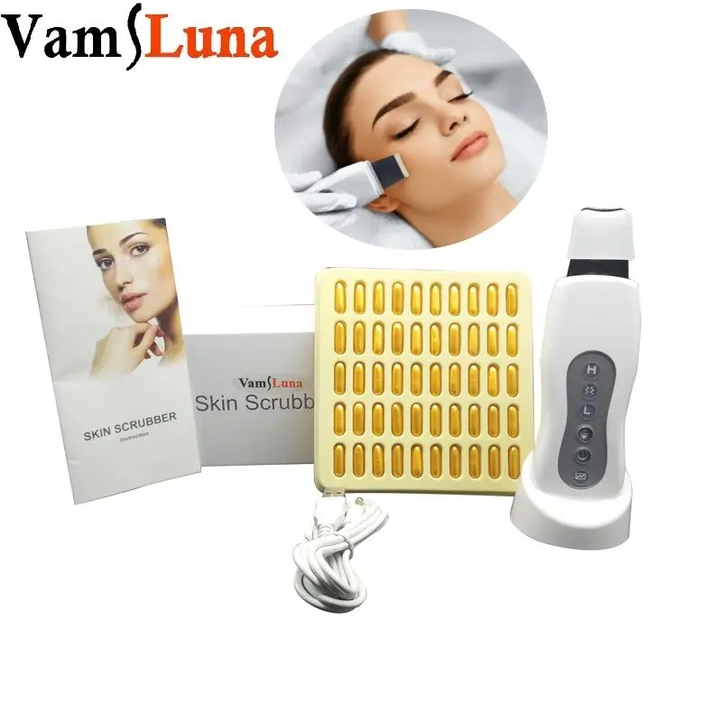 Rechargeable Ultrasonic Face Skin Scrubber Spatula Peeling Machine With 50 Face Whitening Cream For Blackhead Acne Removal
Rechargeable Ultrasonic Face Skin Scrubber Spatula Peeling Machine With 50 Face Whitening Cream For Blackhead Acne Removal
