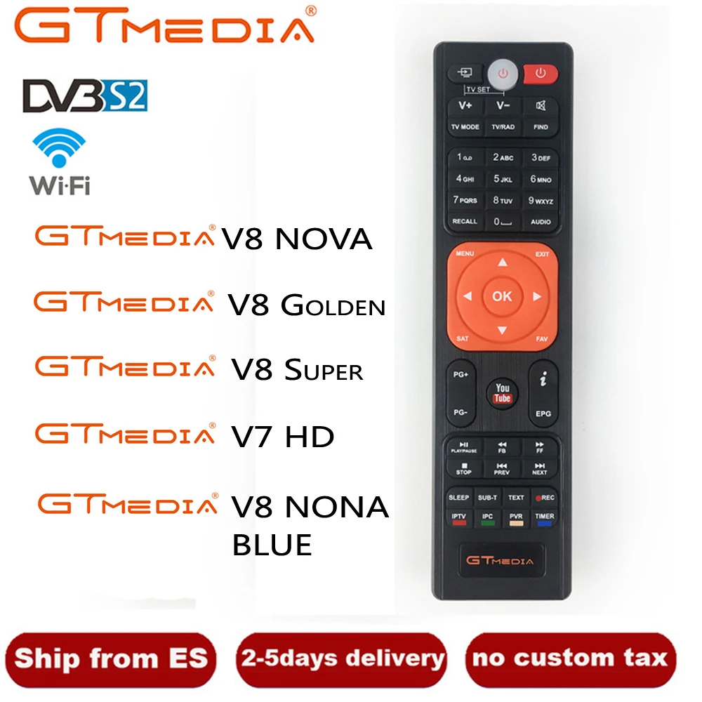 1 pc HD Satellite TV Receiver Remote Control for Gtmedia v8 nova and freesat V8 Super V8 Golden V8 Nova V9 Super
1 pc HD Satellite TV Receiver Remote Control for Gtmedia v8 nova and freesat V8 Super V8 Golden V8 Nova V9 Super