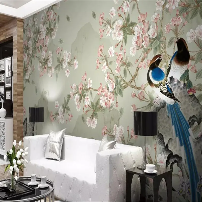 Flower and bird background wall professional production mural factory wholesale wallpaper mural poster photo wall
Flower and bird background wall professional production mural factory wholesale wallpaper mural poster photo wall