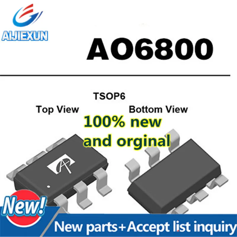 50Pcs 100% New and original A06800 AO6800 MOS Dual N-Channel Enhancement Mode Field Effect Transistor in stock | Обустройство дома