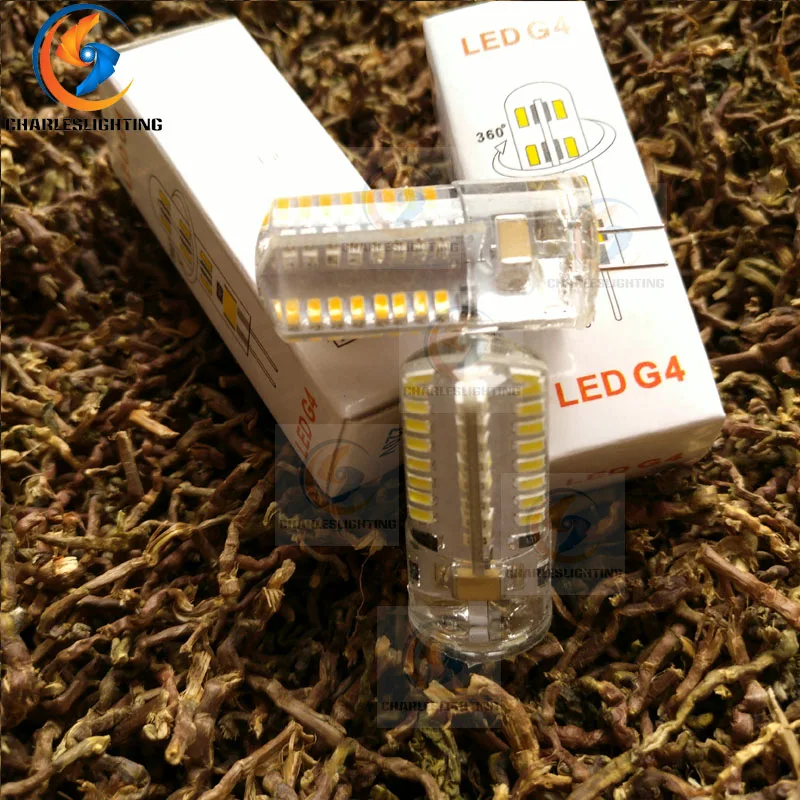 CHARLES LIGHTING 2 Years Warranty Free Shipping LED G4 Lamp AC220v SMD 3014 Chips Jelly Silicone Bulb 1w/2w/3w Lamp
CHARLES LIGHTING 2 Years Warranty Free Shipping LED G4 Lamp AC220v SMD 3014 Chips Jelly Silicone Bulb 1w/2w/3w Lamp