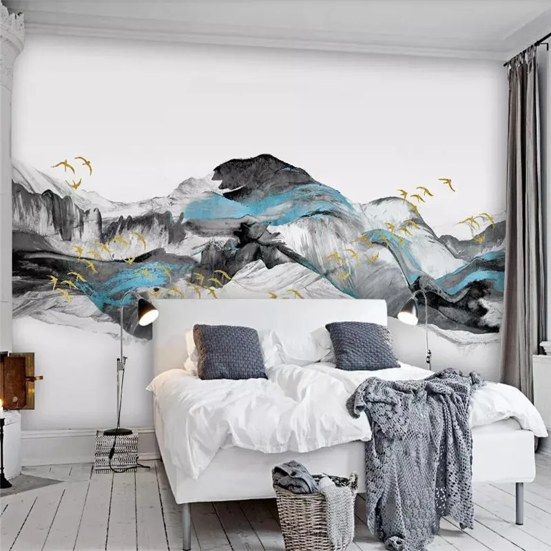 Abstract blue artistic landscape TV background wall professional production mural, wallpaper wholesale, custom poster photo wall
Abstract blue artistic landscape TV background wall professional production mural, wallpaper wholesale, custom poster photo wall