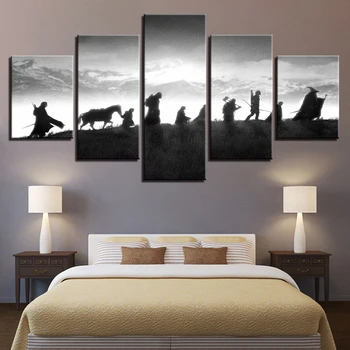 Home Decor HD Printed Modular Paintings 5 Panel Lord Of The Rings Character Tableau Pictures Wall Art Canvas Modern Posters
Home Decor HD Printed Modular Paintings 5 Panel Lord Of The Rings Character Tableau Pictures Wall Art Canvas Modern Posters