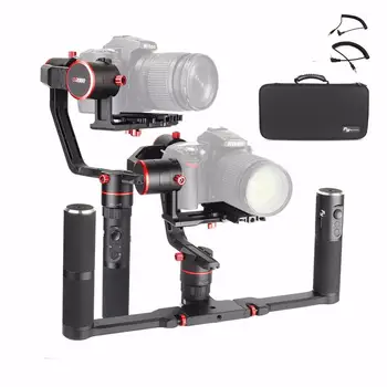 Feiyu a2000 Dual Hand Grip Kit 3-Axis Camera Gimbal FeiyuTech Alpha Stabilizer for Canon 5D Series SONY A7 With Carrying Case.
Feiyu a2000 Dual Hand Grip Kit 3-Axis Camera Gimbal FeiyuTech Alpha Stabilizer for Canon 5D Series SONY A7 With Carrying Case.