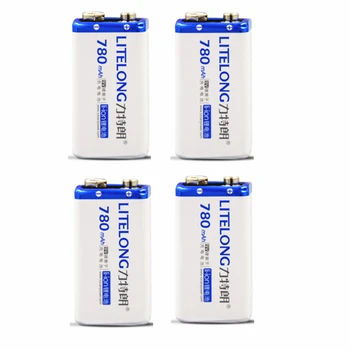 4pcs/lot Original high quality 9v 780mAh lithium ion battery rechargeable 9 volt battery manufacturer warranty free shipping
4pcs/lot Original high quality 9v 780mAh lithium ion battery rechargeable 9 volt battery manufacturer warranty free shipping