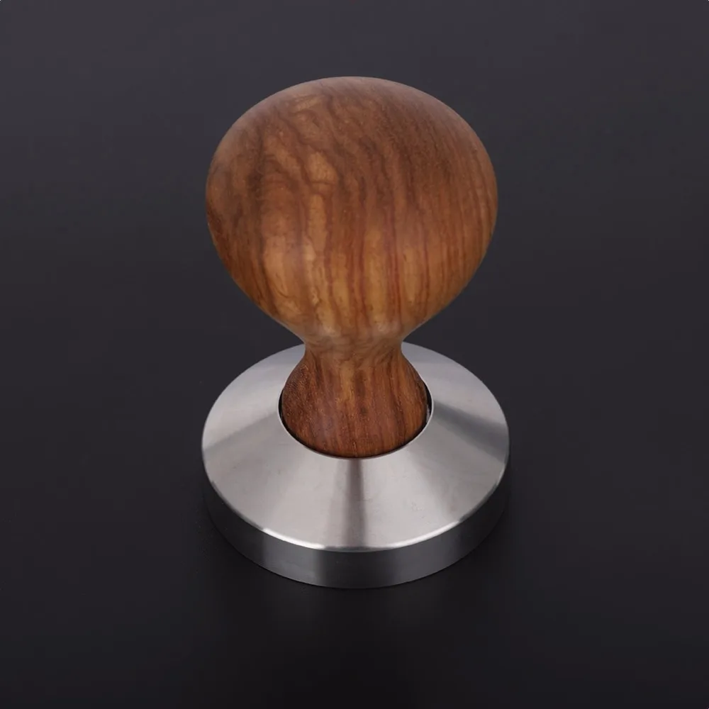 51 / 53 / 58mm Practical Rosewood Handle Coffee Tamper Espresso Powder Flat Press Hammer 304 Stainless Steel Coffee Tamper Grind
51 / 53 / 58mm Practical Rosewood Handle Coffee Tamper Espresso Powder Flat Press Hammer 304 Stainless Steel Coffee Tamper Grind