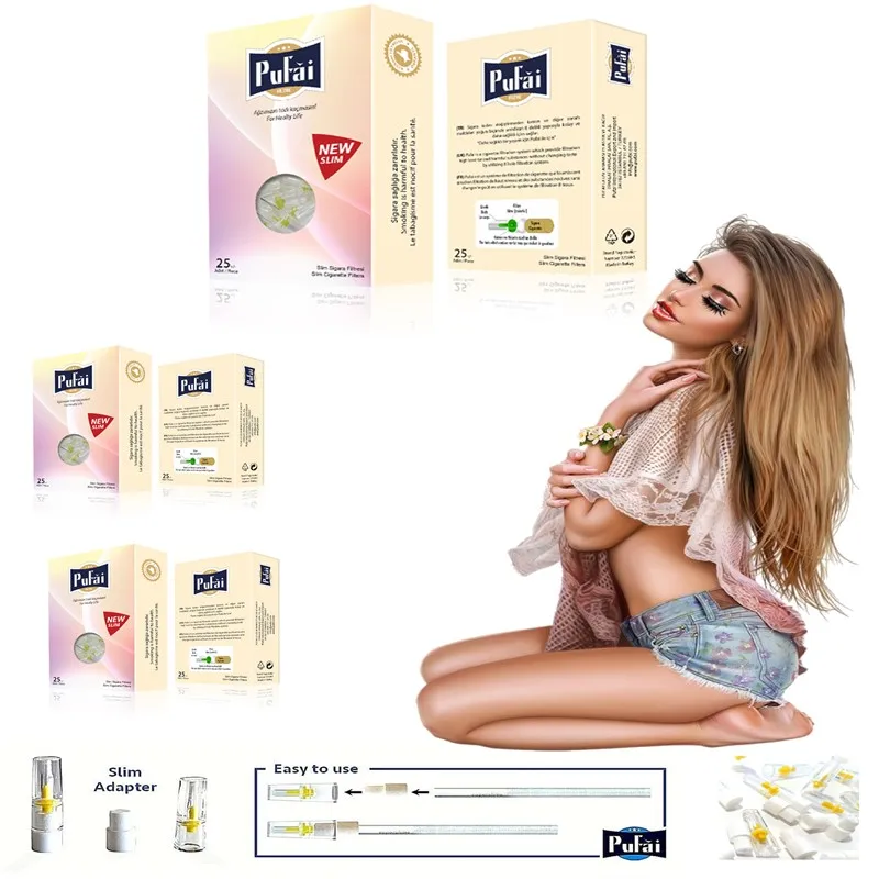 Pufai Ultra Slim Cigarette Filters Tar Blocker Compatible 5mm 6 mm 75 Pieces 3 Boxes Rose
Pufai Ultra Slim Cigarette Filters Tar Blocker Compatible 5mm 6 mm 75 Pieces 3 Boxes Rose