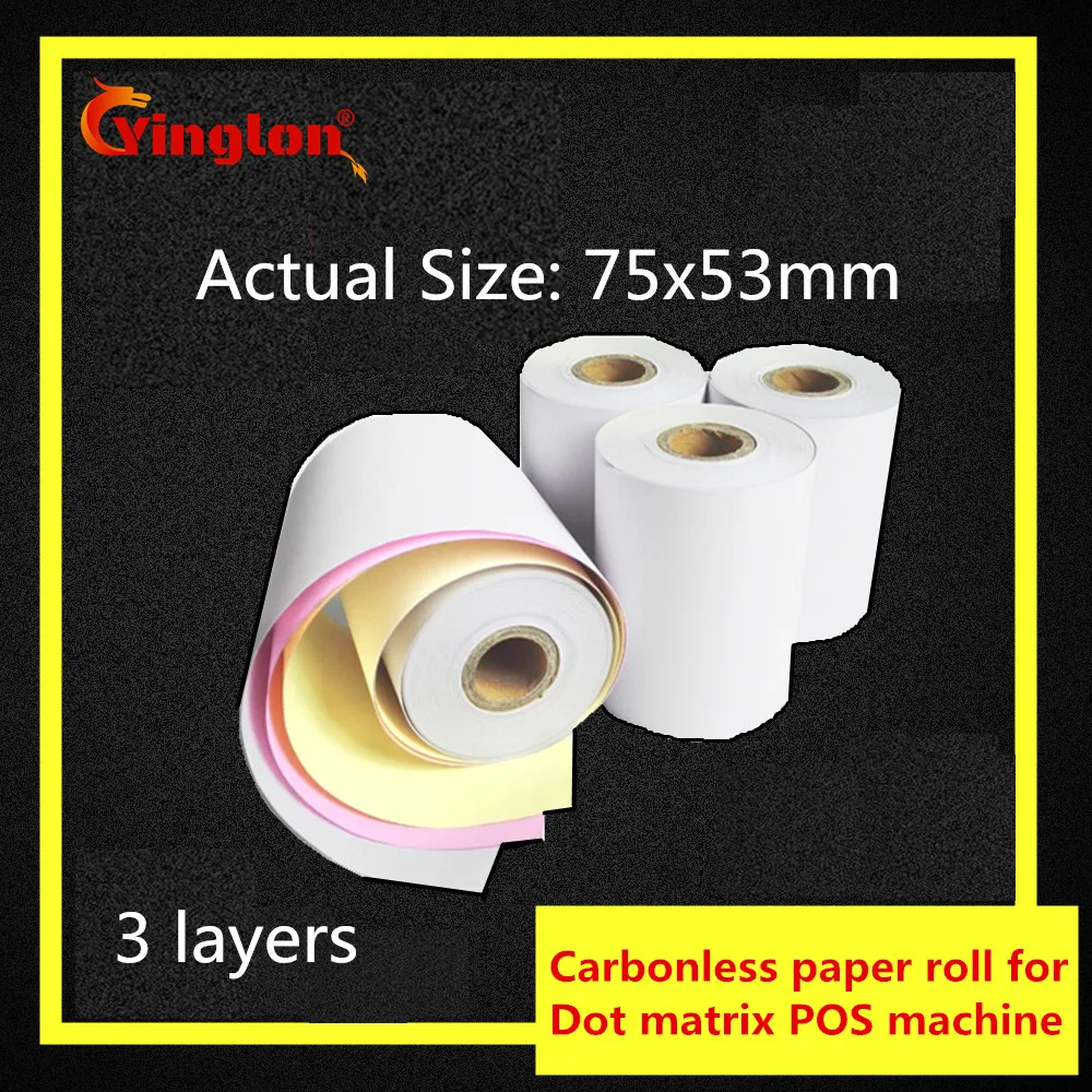 75 60 8Rolls/lot Thermal Printer Cash Register Paper POS Free Shipping Three layers Natural pure wood Environmental friendly
75 60 8Rolls/lot Thermal Printer Cash Register Paper POS Free Shipping Three layers Natural pure wood Environmental friendly