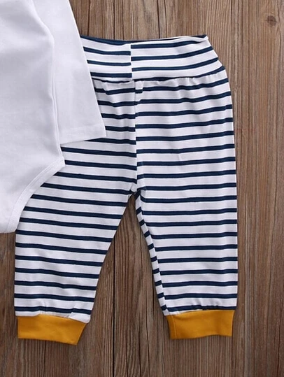 Autumn Winter 2018 Newborn Baby Girls Boy Romper+ Striped Pants baby boy clothing
Autumn Winter 2018 Newborn Baby Girls Boy Romper+ Striped Pants baby boy clothing