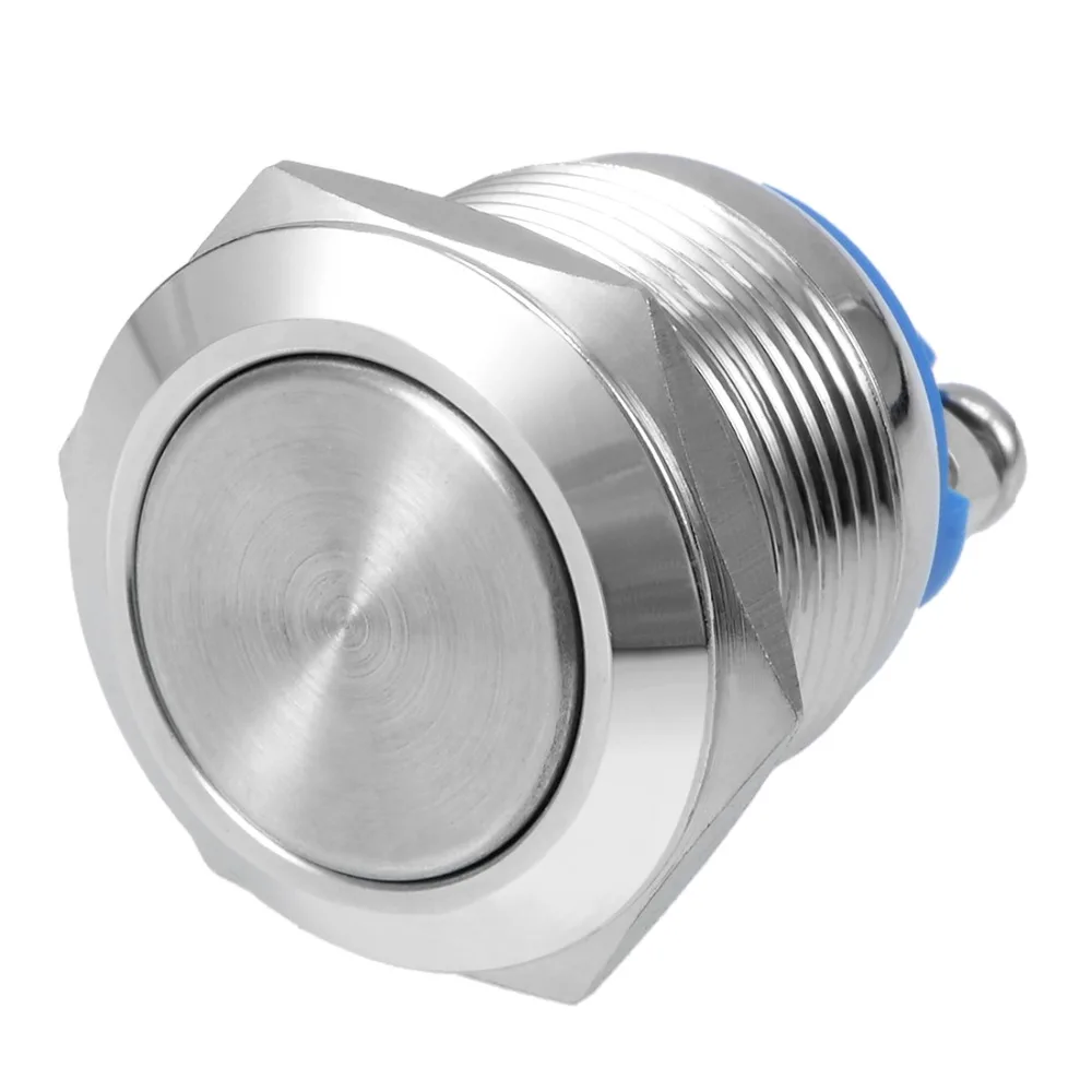 UXCELL Momentary Stainless Steel Push Button Switch 19mm Mount Diameter 5A 2 Screw Terminal Or Pins Switches Accessories
UXCELL Momentary Stainless Steel Push Button Switch 19mm Mount Diameter 5A 2 Screw Terminal Or Pins Switches Accessories