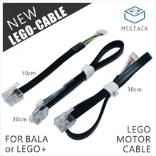 M5Stack Offizielle Adapter Kabel für LEGO Motor und M5Bala ESP32 Mini Balance Auto Roboter 6Pin 10 cm/20 cm /30 cm Optional(China)