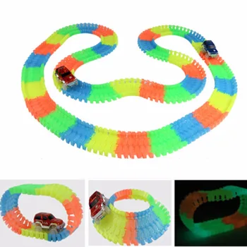 Miraculous Glowing Race Track Bend Flex Flash in the Dark Assembly Cars 3 2 Toy 165/220/240pcs Glow Racing Magical Track Set
Miraculous Glowing Race Track Bend Flex Flash in the Dark Assembly Cars 3 2 Toy 165/220/240pcs Glow Racing Magical Track Set