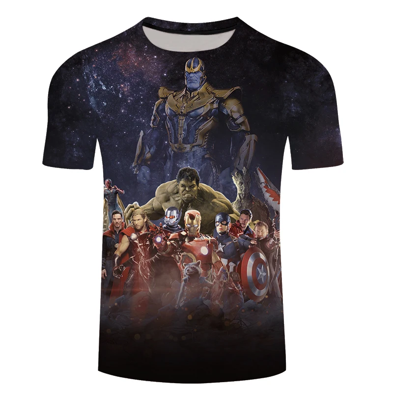 2018 Marvel Avengers 3 Infinity War 3d Compression Short Sleeve T Shirt Men New Fashion Summer Men T-Shirt Funny Fitness Shirt
2018 Marvel Avengers 3 Infinity War 3d Compression Short Sleeve T Shirt Men New Fashion Summer Men T-Shirt Funny Fitness Shirt