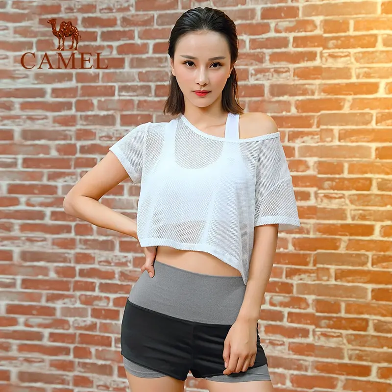 CAMEL Gym Clothing Yoga Set Sports Women Short Sleeve 2pieces Bra Workout Fitness Legging Shorts Skinny Training Wear Padded
CAMEL Gym Clothing Yoga Set Sports Women Short Sleeve 2pieces Bra Workout Fitness Legging Shorts Skinny Training Wear Padded