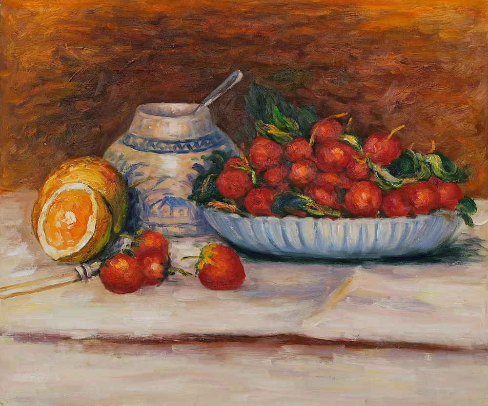 High quality Oil painting Canvas Reproductions Strawberries By Pierre Auguste Renoir hand painted
High quality Oil painting Canvas Reproductions Strawberries By Pierre Auguste Renoir hand painted