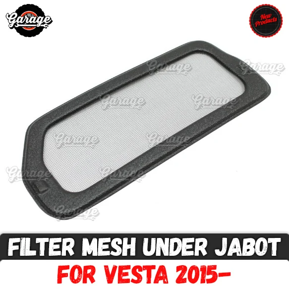 

Filter mesh new for Lada Vesta 2015- under jabot ABS plastic accessories guard function cover protective pad car styling tuning