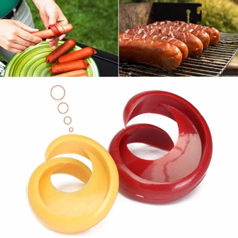 2pcs Manual Fancy Sausage Cutter Spiral Barbecue Hot Dogs Cutter Slicer Kitchen Cutting Auxiliary Gadget Fruit Vegetable Tools
2pcs Manual Fancy Sausage Cutter Spiral Barbecue Hot Dogs Cutter Slicer Kitchen Cutting Auxiliary Gadget Fruit Vegetable Tools
