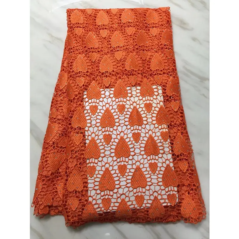 Free Shipping High quality African guipure lace fabric heart print guipure cord lace fabric handcut lace with stones
Free Shipping High quality African guipure lace fabric heart print guipure cord lace fabric handcut lace with stones