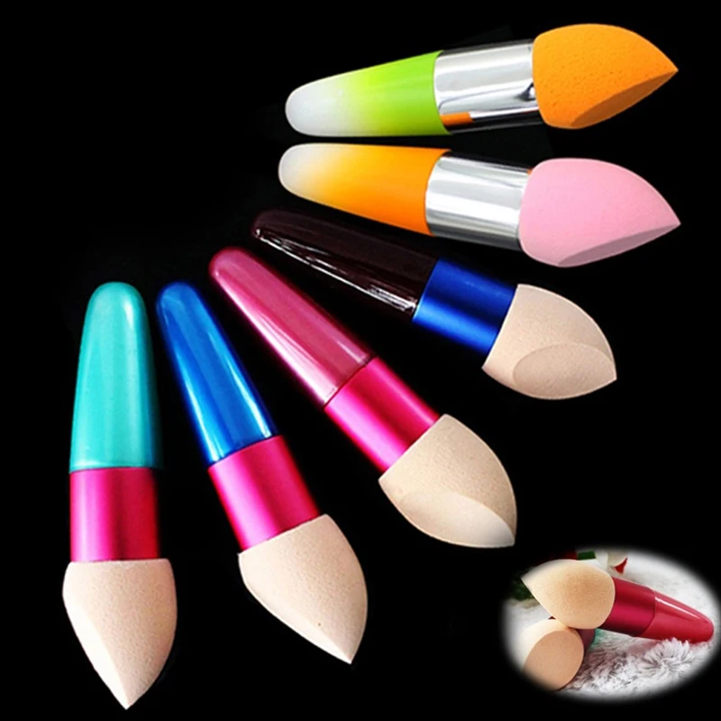 Women Cosmetic Makeup Foundation Liquid Cream Concealer Sponge Lollipop Brush Soft Easy To Wear Make Up Tools 6 Colors
Women Cosmetic Makeup Foundation Liquid Cream Concealer Sponge Lollipop Brush Soft Easy To Wear Make Up Tools 6 Colors