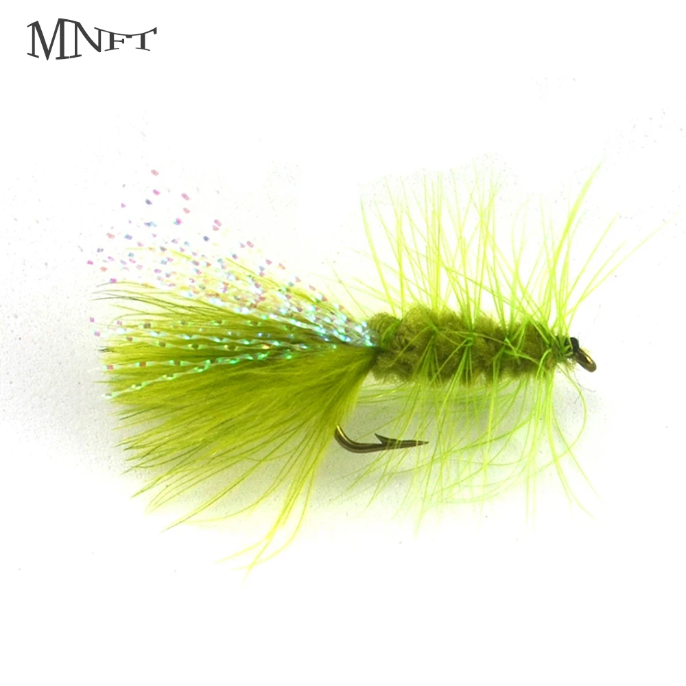MNFT 10PCS 6# Olive Woolly Bugger Trout Flashabou Tail Fly Fishing Lures Flies Fly Fishing Dry Hook
MNFT 10PCS 6# Olive Woolly Bugger Trout Flashabou Tail Fly Fishing Lures Flies Fly Fishing Dry Hook