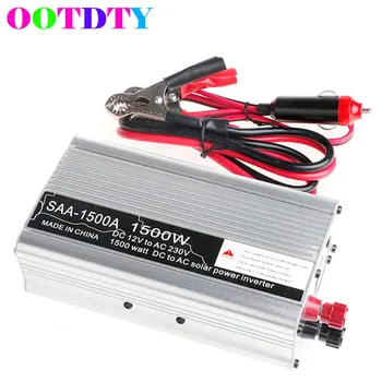 OOTDTY 1500W DC to AC Solar Power Inverter DC12V To AC230V Converter USB Output Stabl With Retail Package
OOTDTY 1500W DC to AC Solar Power Inverter DC12V To AC230V Converter USB Output Stabl With Retail Package