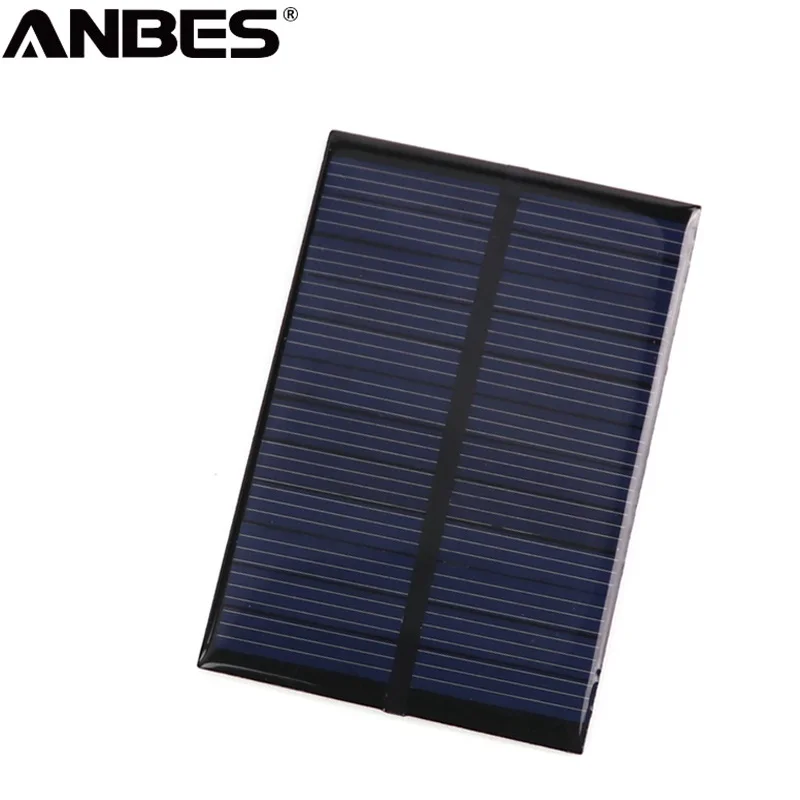 ANBES Solar Panel Portable Solar Cells Battery Phone charger 6V 0.6W Module DIY Small Cell Charger For Light Battery Phone
ANBES Solar Panel Portable Solar Cells Battery Phone charger 6V 0.6W Module DIY Small Cell Charger For Light Battery Phone
