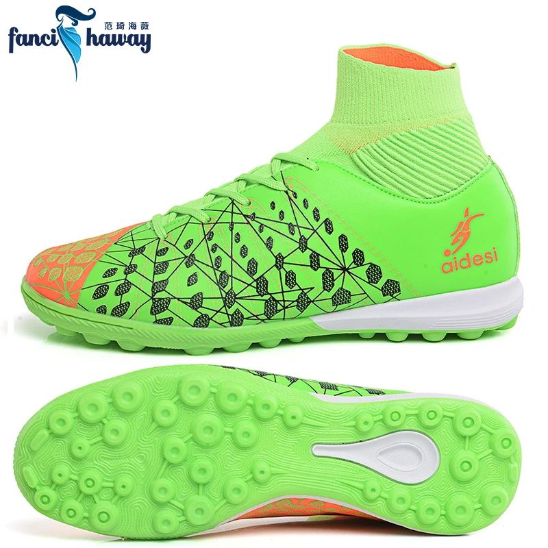 FANCIHAWAY Men Soccer Shoes High Top Sole Cleats Football Boots Superfly Futsal Athletic Training Sports Boots
FANCIHAWAY Men Soccer Shoes High Top Sole Cleats Football Boots Superfly Futsal Athletic Training Sports Boots