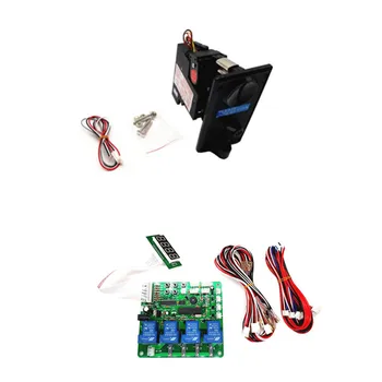 Plastic front plate KAI-638 arcade CPU coin selector with JY-21 4 digits coin operated timer board
Plastic front plate KAI-638 arcade CPU coin selector with JY-21 4 digits coin operated timer board