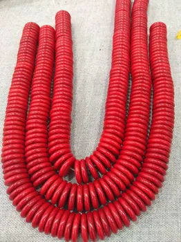 6-16mm Red Howlite Turquoise Stone Heishi Rainbow Turquoise stone beads full strand 16"
6-16mm Red Howlite Turquoise Stone Heishi Rainbow Turquoise stone beads full strand 16"