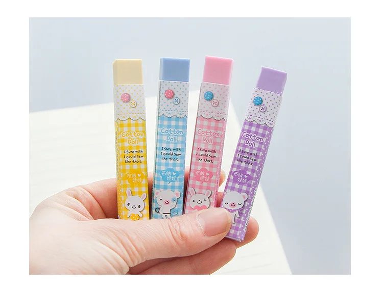 1 pcs Lovely Cute Rectangle 2B Pencil Rubber Eraser for Office School Kids Prize Writing Drawing Student Creative Item Gift
1 pcs Lovely Cute Rectangle 2B Pencil Rubber Eraser for Office School Kids Prize Writing Drawing Student Creative Item Gift