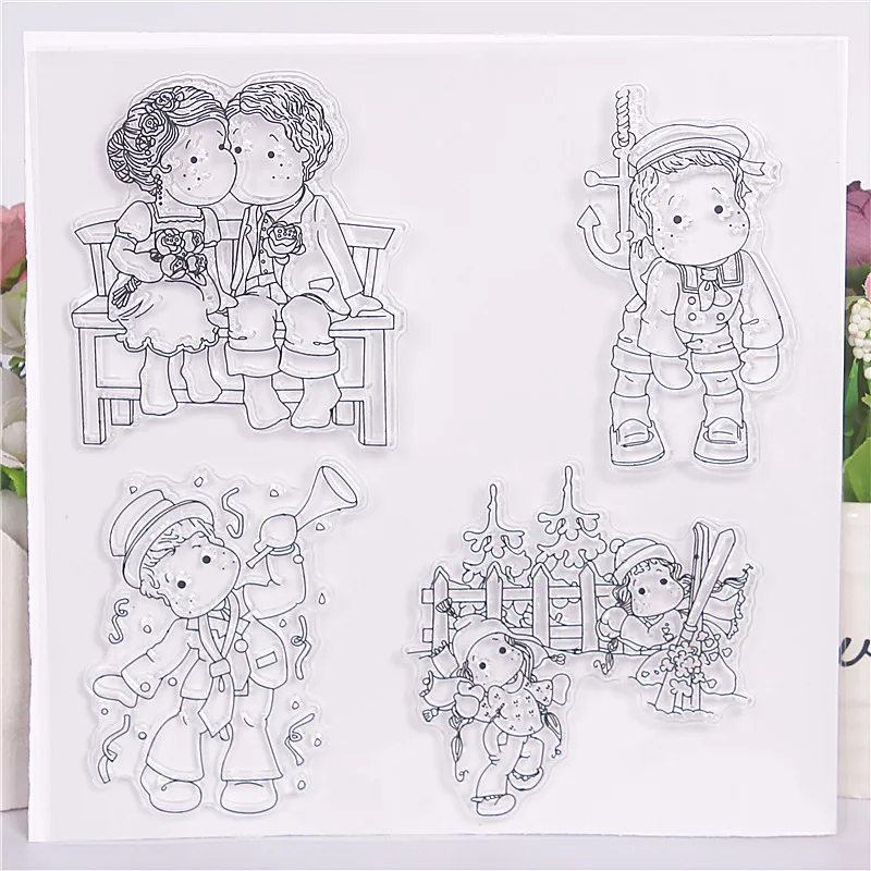 Cartoon girl and boy Transparent Clear Stamp DIY Silicone Seals Scrapbooking Card Making Photo Album Decoration
Cartoon girl and boy Transparent Clear Stamp DIY Silicone Seals Scrapbooking Card Making Photo Album Decoration