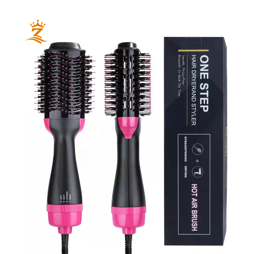 One step hair dryer brush 2 in 1 Fast dry blow comb hair styling tool Rotating Hair Brush Roller round Styler Comb brush
One step hair dryer brush 2 in 1 Fast dry blow comb hair styling tool Rotating Hair Brush Roller round Styler Comb brush