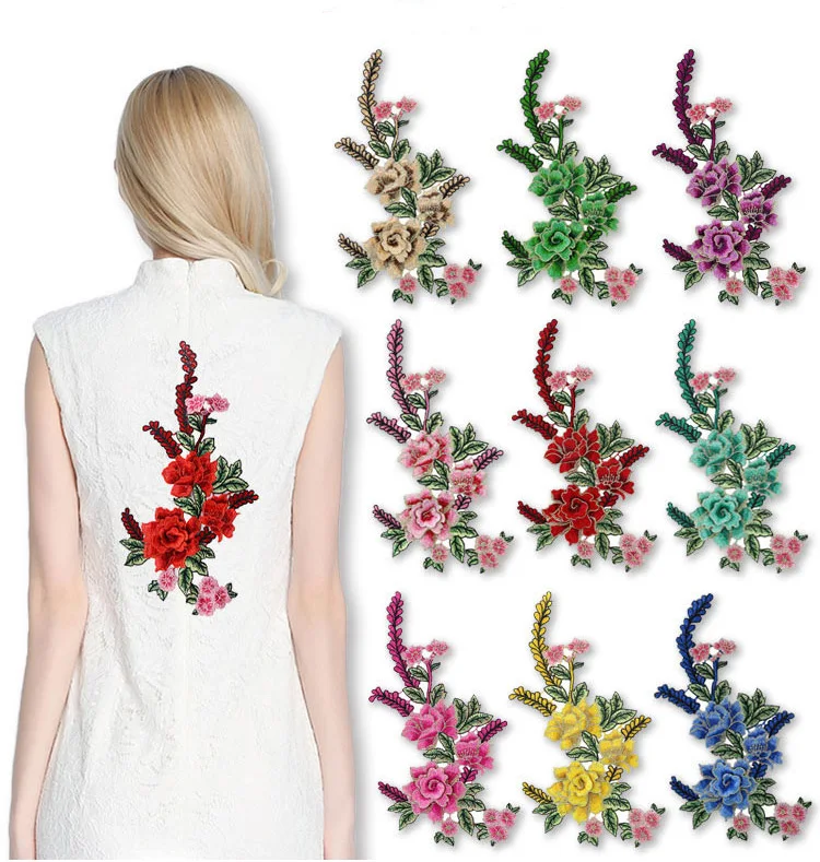 2pcs/lot Embroidery Large Flower Sew On Patch Dress Cheongsam Jeans Applique Crafts Clothing Accessories DIY Hot Sale DN72
2pcs/lot Embroidery Large Flower Sew On Patch Dress Cheongsam Jeans Applique Crafts Clothing Accessories DIY Hot Sale DN72