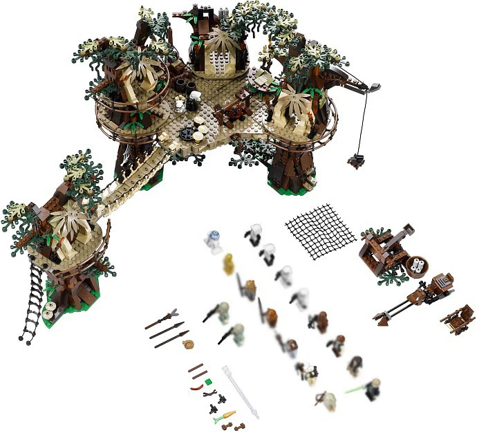 LEGOING 10236 Star Series The Ewok Bear Village Set Model Building Blocks Lepin 05047 Birthday Toys For Children Wars 1990Pcs
LEGOING 10236 Star Series The Ewok Bear Village Set Model Building Blocks Lepin 05047 Birthday Toys For Children Wars 1990Pcs